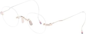 Thom Browne Zonnebrillen - unisex - Brillen - Wit - 47 MM - Accessoires