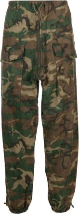 Givenchy Camou print cotton trousers