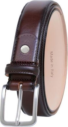 Ghurka Burnished handcrafted genuine leather belt in Walnut at Nordstrom, Size 36