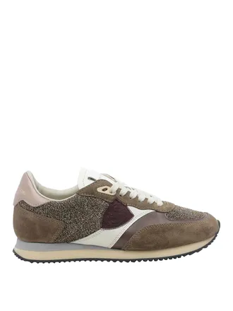 Philippe Model brown blville low sneakers