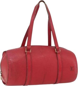 Louis Vuitton Pre-owned Handbags, female, Red, Size: ONE SIZE Pre-owned Vintage Leather Handbag