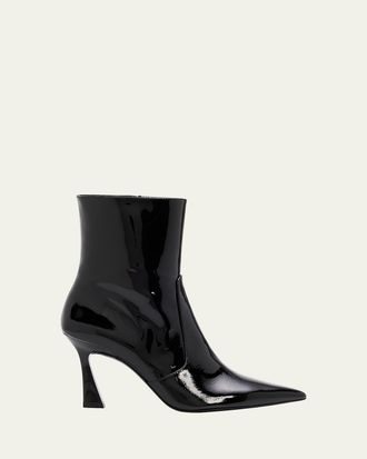 Stuart Weitzman 85mm Vinnie Leather Booties
