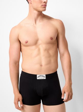 Calvin Klein Mens 3 stretch ribbed trunk Cotton
