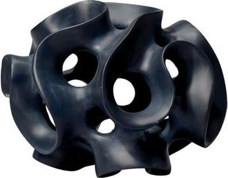 Jamie Young Co. Ribbon Resin Decorative Sphere, Black at Nordstrom