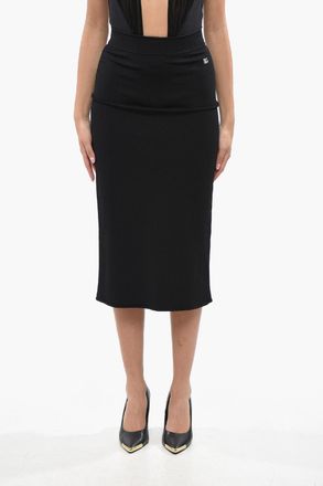 Dolce & Gabbana Longuette Attillata con Monogram Dolce & Gabbana