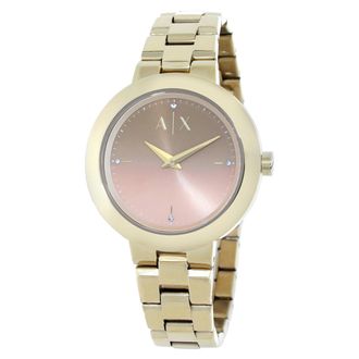 A|X Armani Exchange Quartz Pink Dial Ladies Watch AX5182
