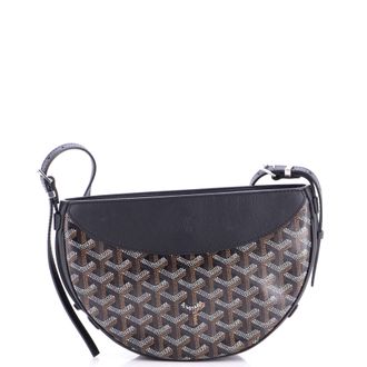 Goyard Hirondelle Shoulder Bag Coated Canvas and Leather