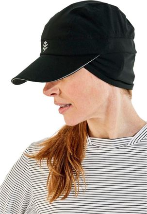 Coolibar Fitness Cap with Ear Coverage - UPF 50+ Sun Protection - Emmet in Black at Nordstrom, Size Small