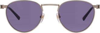 Gucci Grey Round Mens Sunglasses GG1875S 003 48