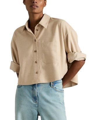 Reiss Lenny Cropped Shirt