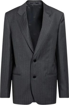 Gucci Pinstripe Wool Jacket - Dames - Blazers - Grijs - XS - Wol - Jassen