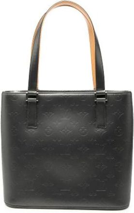 Louis Vuitton Pre-owned Tote Bags, female, Gray, Size: ONE SIZE Pre-owned Monogram Mat Stockton