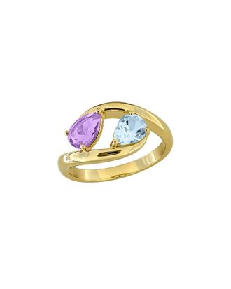 Rina Limor Gold-Plated Silver 1.40 ct. tw. Gemstone Ring
