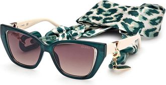 Guess GU7816 96F Womens Sunglasses Green Size 54