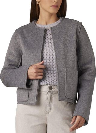 Wit & Wisdom Wit & Wisdom Wool-Blend Crop Coat