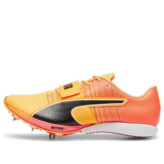 Puma EvoSPEED Long Jump Nitro 2 Cleats Orange Black 378965-01