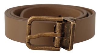 Dolce & Gabbana Mens Leather Belt Modelnull - Tan - Size 90 cm