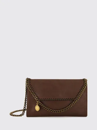 Stella McCartney Borsa mini Falabella Wallet on Chain con finiture a catena