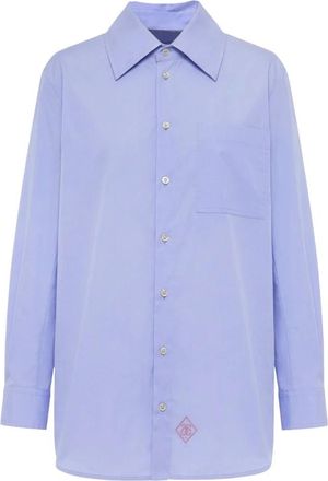 Seafarer Camisa de Algod&oacute;n Oversize de Rayas Tara - Blouses & Shirts - Mujer - Azul - M