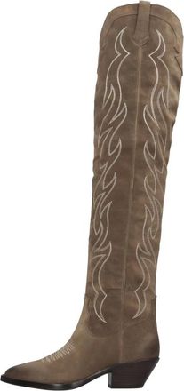 Ash Delirium Suede Boot - Dames - Cowboylaarzen - Bruin - 36 EU - Leer - Schoenen