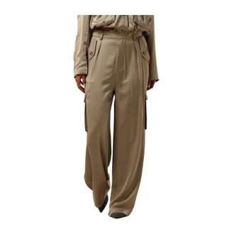 Aaiko Broeken, Dames, Beige, S, Veelzijdige Cargobroek Lotta Pes 526
