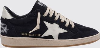 Golden Goose Sneaker Ball Star in pelle e suede con logo a contrasto