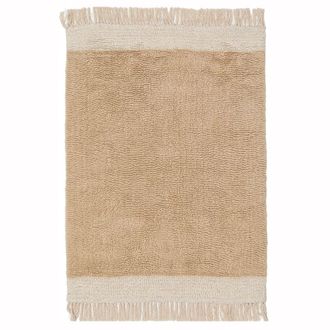 AFK Living Alfombra natural de lana y algod&oacute;n 160 x 230 cm