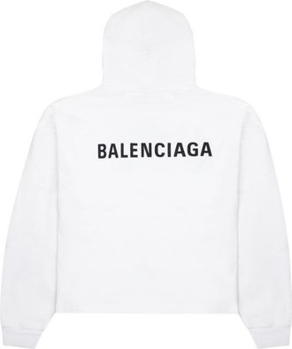 Balenciaga Logo Sweatshirt - White