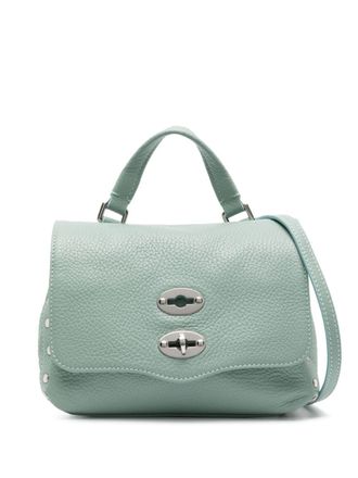 Zanellato Kleine Postina leren shopper - Groen