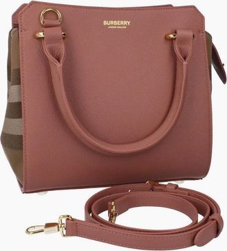 Burberry Womens Burberry Banwell MX Handbag Dark Rosewood - Brown
