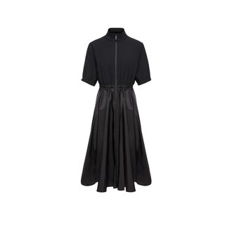 Moncler Moncler Midi Dress, Women, Black, Size: 42