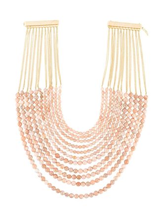 Rosantica Orpolv necklace - women - Stone/Brass - One Size - Pink