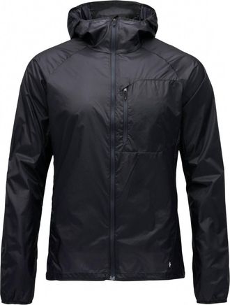 Black Diamond Womens Distance Wind Shell Jacket In Black