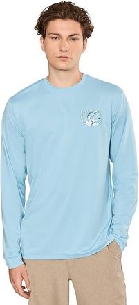 Salty Crew Shootout Long Sleeve Sunshirt Mens Clothing Clear Sky : 2XL, Elastane/Polyester