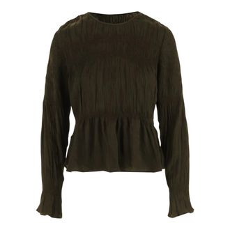 By Malene Birger Dames, Blouses & Shirts, Bruin, Maat: M Viscose