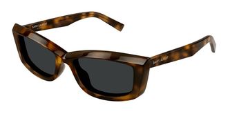 Saint Laurent SL 658 Asian Fit 002 Womens Sunglasses Tortoiseshell Size 54 - Free RX Lenses - Free RX Lenses