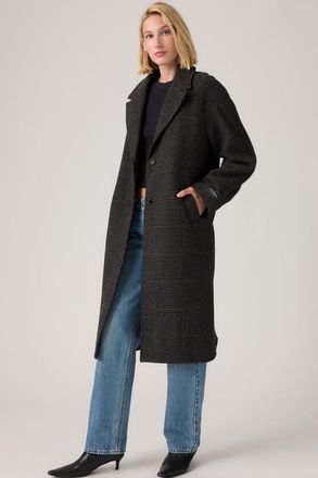 Levi's Ada Coat - Donna - XS - Nero / Justine Plaid Magnet