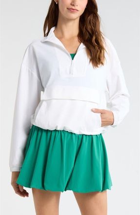 Zella Transit Pullover Jacket in White at Nordstrom, Size Xx-Large
