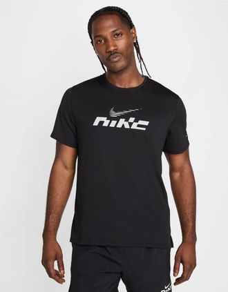 Nike Mens M Nk Df Uv Mile - Black - Size: 40