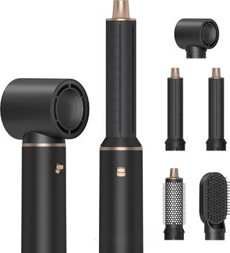 OEM Dispositivo De Peinado 5 En 1, 1000 W, Cepillo Redondo, Rizador Autom&aacute;tico, Secador, Plancha, Para Todo Tipo De Cabello