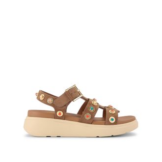 Carvela Womens Suede Amalfi Flatform Sandals - Camel - Size UK 3