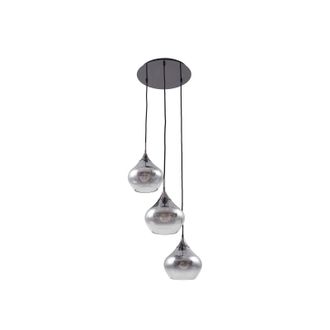 Lucande L&aacute;mpara Colgante jarven En Gris De Vidrio - Lucande