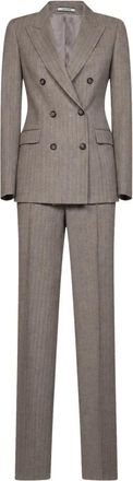 Tagliatore Parigi Pak - Dames - Blazers - Bruin - M - Wol - Jassen