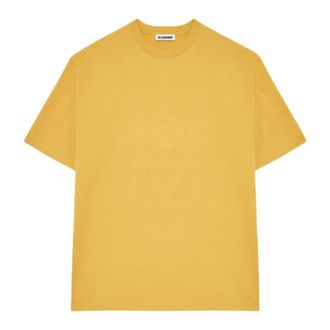 Jil Sander T-shirt girocollo - - Tops - Uomo - Giallo - M