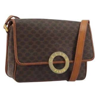 Celine Pre-owned Cross Body Bags, female, Brown, Size: ONE SIZE Pre-owned Vintage Shoulder Bag