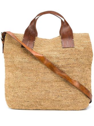 Ibeliv top-handle tote - Neutrals