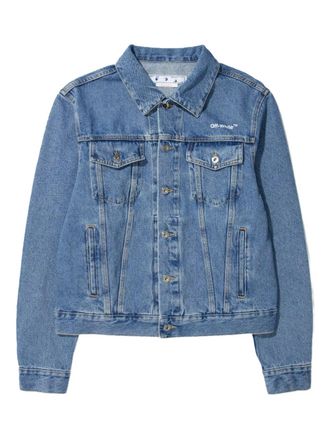 Off-white Giacca denim - Blu