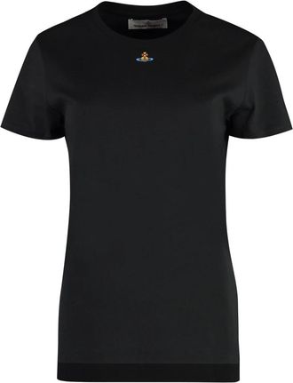 Vivienne Westwood Orb Peru T-shirt - Dames - T-shirts - Zwart - XS - Katoen - Tops
