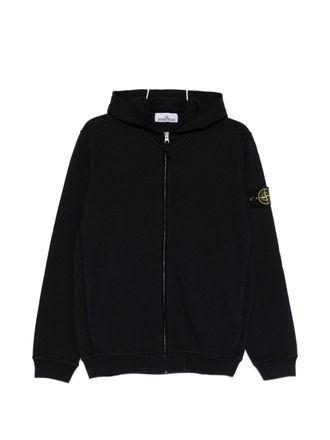 Stone Island Logo Cotton Hoodie