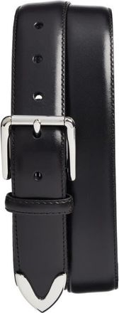 Nordstrom Tripp Leather Belt in Black at Nordstrom, Size 30